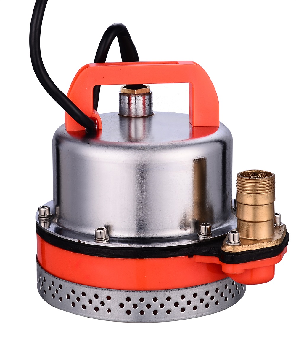 Thin lightweight submersible pump